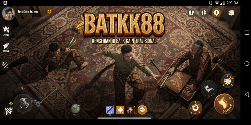 Tangkapan layar menampilkan suasana mencekam dalam gameplay horror BATIK88.