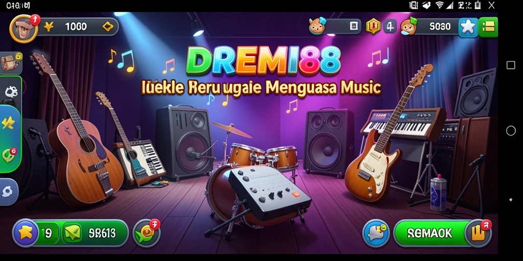 Gameplay menarik DOREMI88 menampilkan elemen musik yang seru.