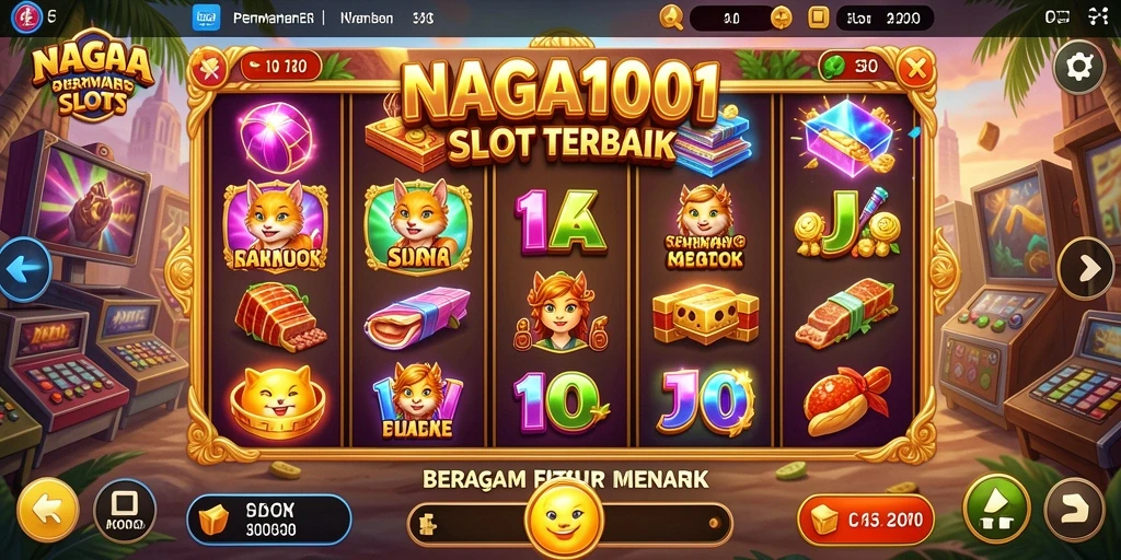 Gameplay Slot yang menarik dan mendebarkan di NAGA1001.