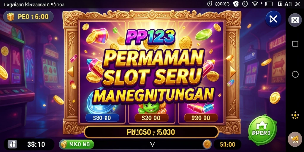 Screenshot gameplay PP123 menampilkan keseruan permainan Slot yang menarik.