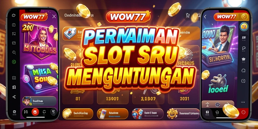 Gameplay menarik dengan tema slot yang beragam di WOW77.
